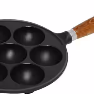 Le Creuset Pförtchenpfanne mit Holzgriff