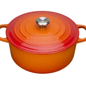 Le Creuset Gusseisen Topf 28 cm ofenrot / orange