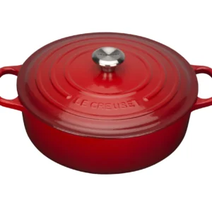 Le Creuset Gusseisen Gourmet Bräter rund 30 cm kirschrot