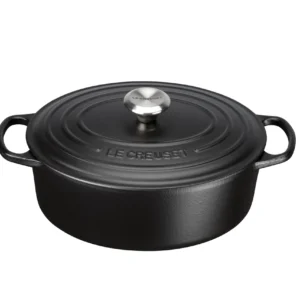 Le Creuset Gusseisen Bräter oval 29 cm schwarz