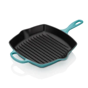 Le Creuset Grillpfanne 26 cm viereckig karibik / türkis