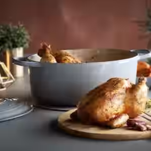 Le Creuset Gusseisen Bräter oval 29 cm karibik / türkis