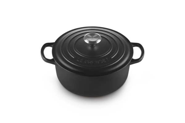 Le Creuset Gusseisen Topf 20 cm schwarz