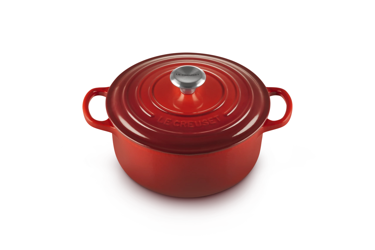 Le Creuset Gusseisen Topf 20 cm kirschrot