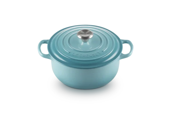 Le Creuset Gusseisen Topf 20 cm karibik / türkis
