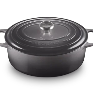 Le Creuset Gusseisen Bräter oval 31 cm flint / grau