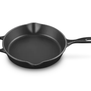 Le Creuset Gusseisen Brat- & Servierpfanne hoch schwarz