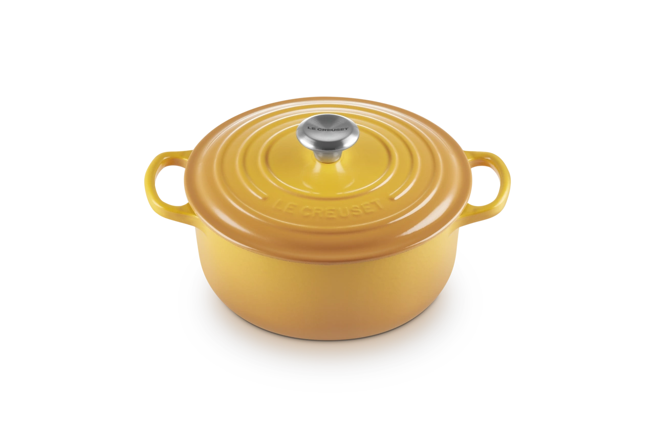 Le Creuset Gusseisen Topf 20 cm nectar / gelb