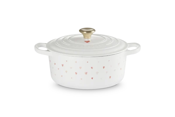 Le Creuset Bräter mit Herzen 22 cm Sonderedition