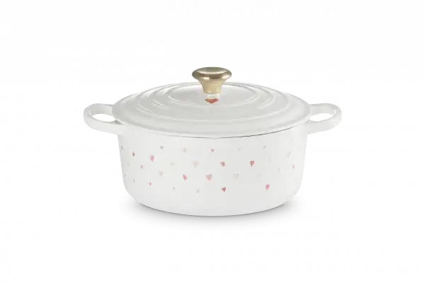 Le Creuset Bräter mit Herzen 22 cm Sonderedition