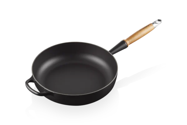 Le Creuset Gusseisen Pfanne 28 cm - Sautepfanne schwarz