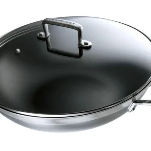 Le Creuset 3-ply Edelstahl Wok 30 cm