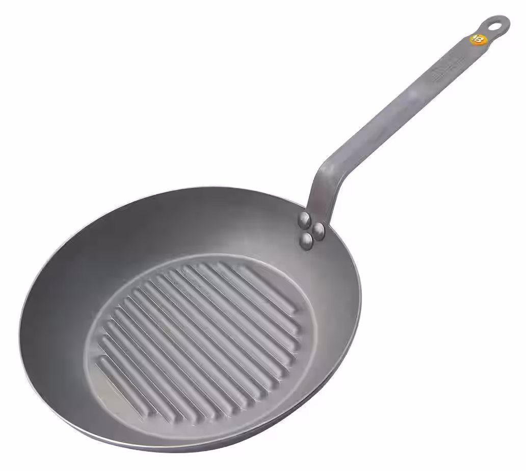 De Buyer Grillpfanne 26 cm - Eisenpfanne 1 De Buyer Grillpfanne 26 cm - Eisenpfanne
