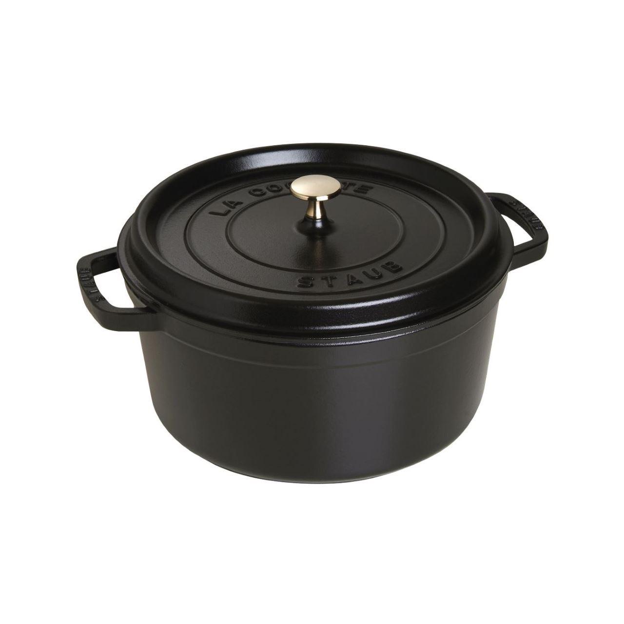 Staub Cocotte schwarz 24 cm