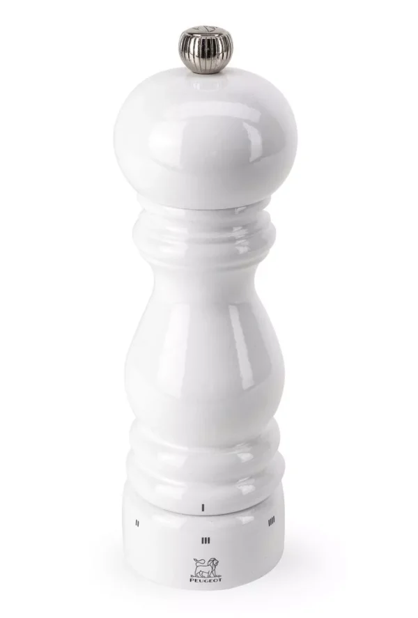 Peugeot Paris Pfeffermühle weiß glänzend 18 cm