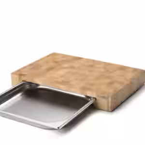 Continenta Schneidebrett mit Edelstahl Schublade