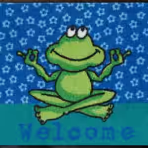 Salonlöwe Fußmatte Yoga Frosch