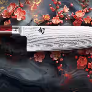 Kai Shun Classic Red Santoku Ltd. Edition