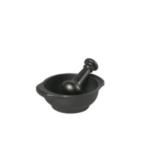 Skeppshult Gusseisen Mörser mit Gusseisenstößel