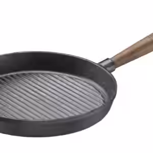 Skeppshult Gusseisen Grillpfanne rund Walnuss