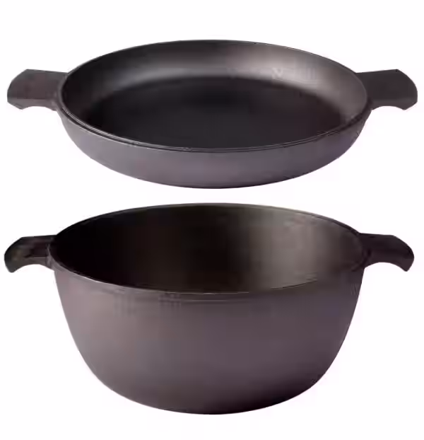 Skeppshult Gusseisen Set Topf und Pfanne 26 cm